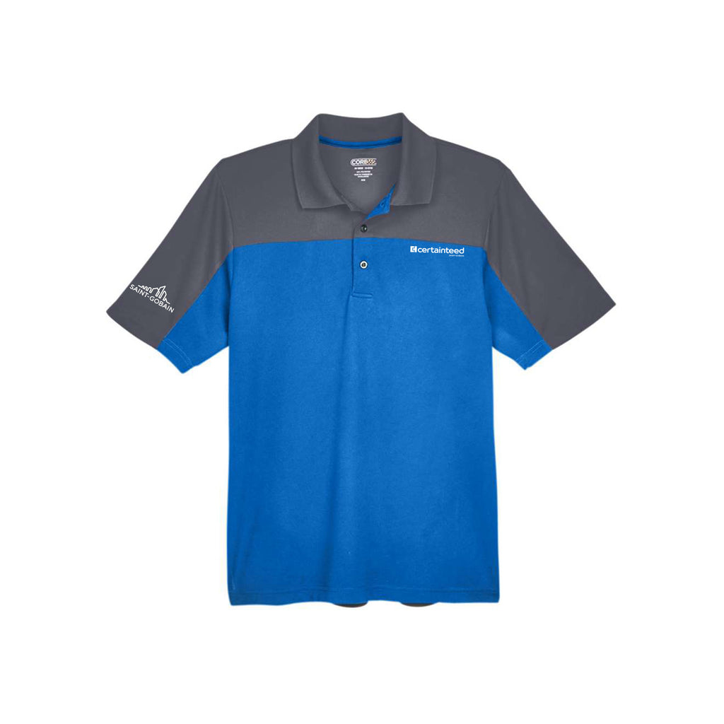 Men's Balance Colorblock Performance Pique Polo