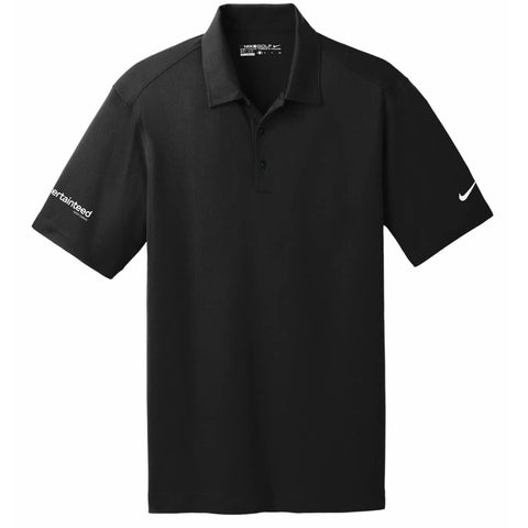 Men's Black Nike Dri-Fit Polo