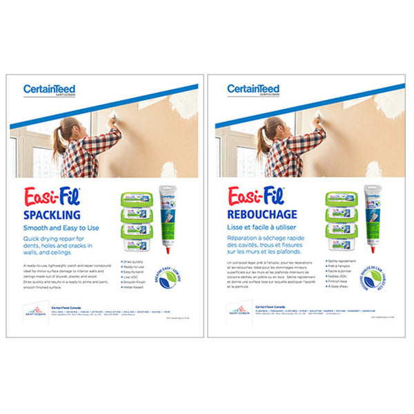 Easi-Fil Spackling Counter Cards