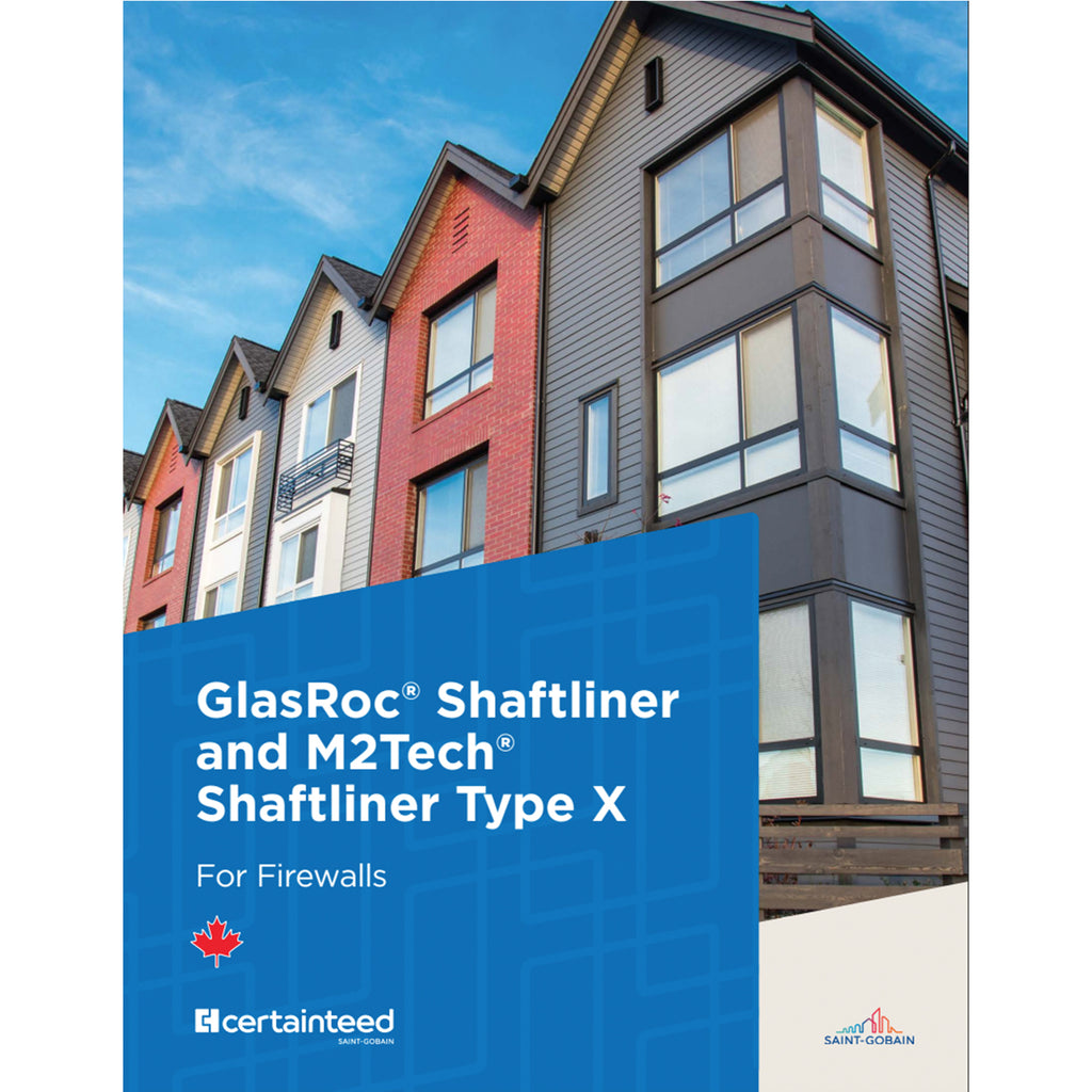 GlasRoc® Shaftliner and M2Tech® Shaftliner Type X For Firewalls