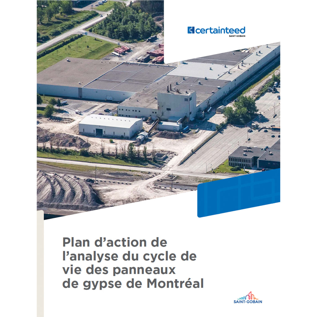 Montreal Gypsum Panels LCA Action Plan, French- Updated