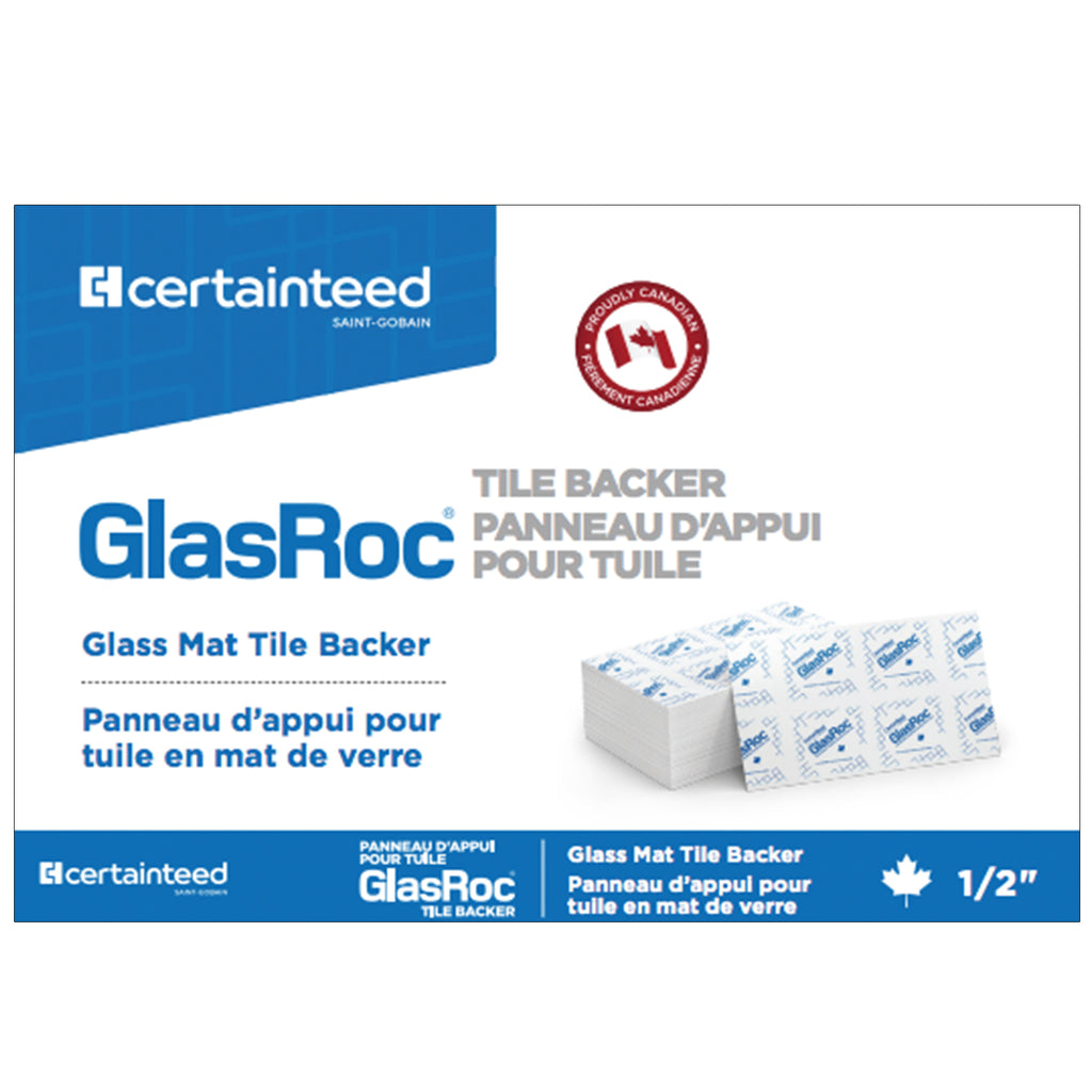 GlasRoc Tile Backer Board Sample — 1/2