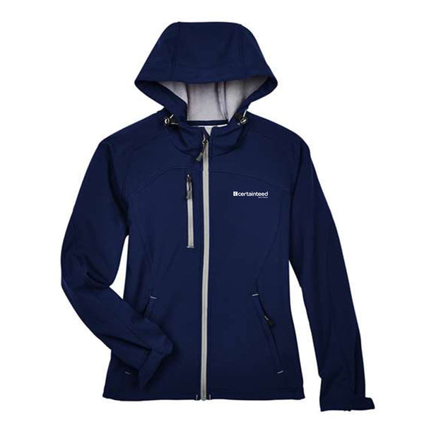 Ladies' Prospect Two-Layer Fleece Bonded Soft Shell Hooded Jacket