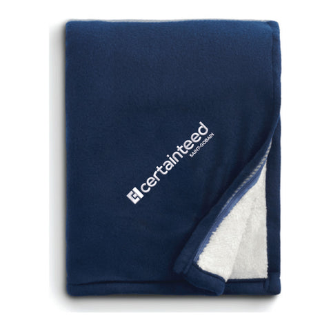 Plaid Fleece Sherpa Blanket