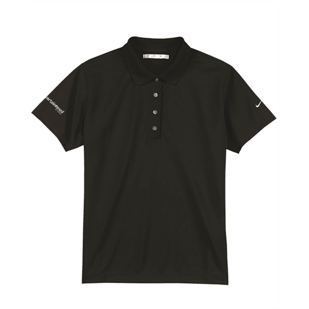 Ladies' Black Nike Dri-Fit Polo